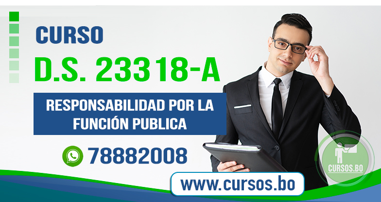 Curso DS 23318-A Responsabilidad por la Función Pública - virtual 24-07